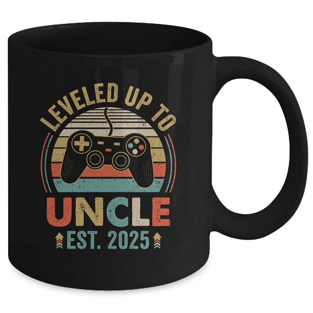 Leveled Up To Uncle 2025 Video Game Promoted To Uncle Mug | siriusteestore