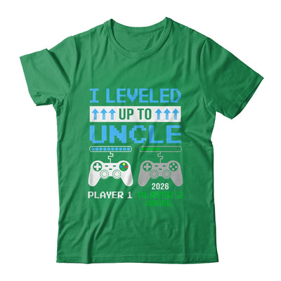 Leveled Up To Uncle 2026 Funny Video Game Soon To Be Uncle Shirt & Hoodie | siriusteestore
