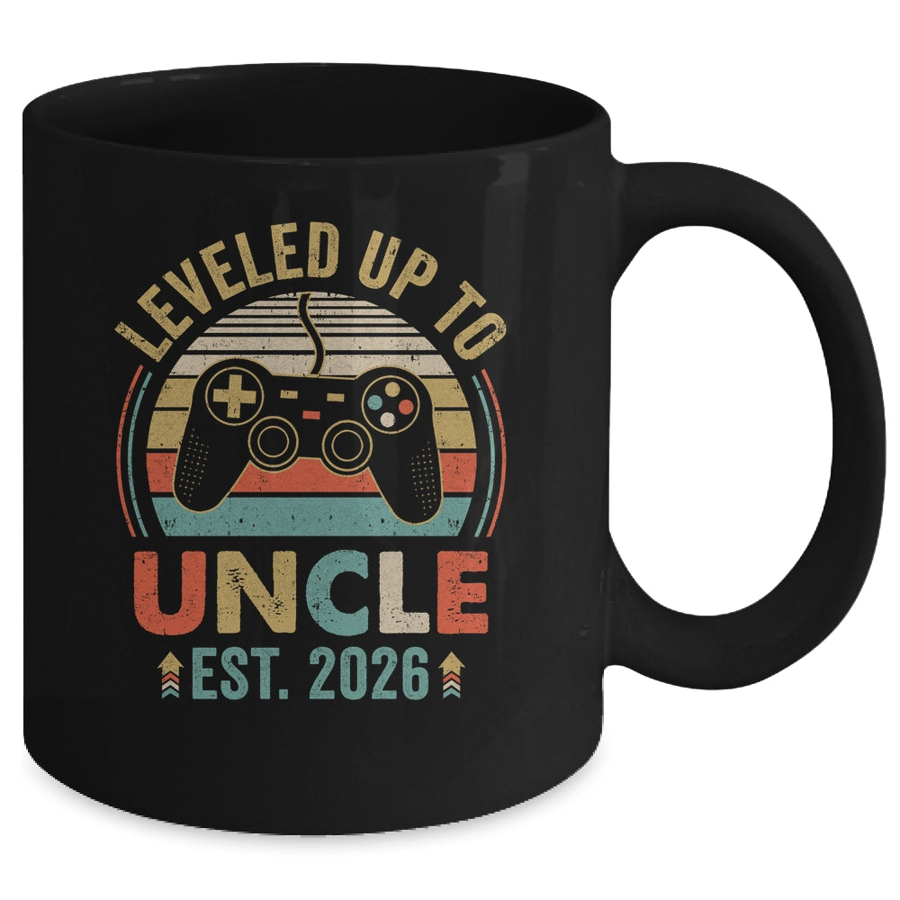 Leveled Up To Uncle 2026 Video Game Promoted To Uncle Mug | siriusteestore