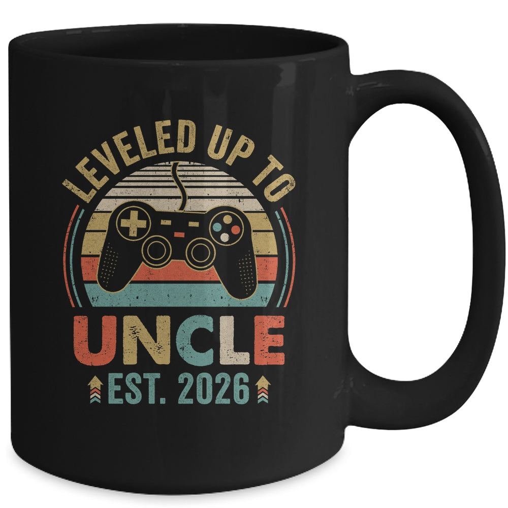 Leveled Up To Uncle 2026 Video Game Promoted To Uncle Mug | siriusteestore