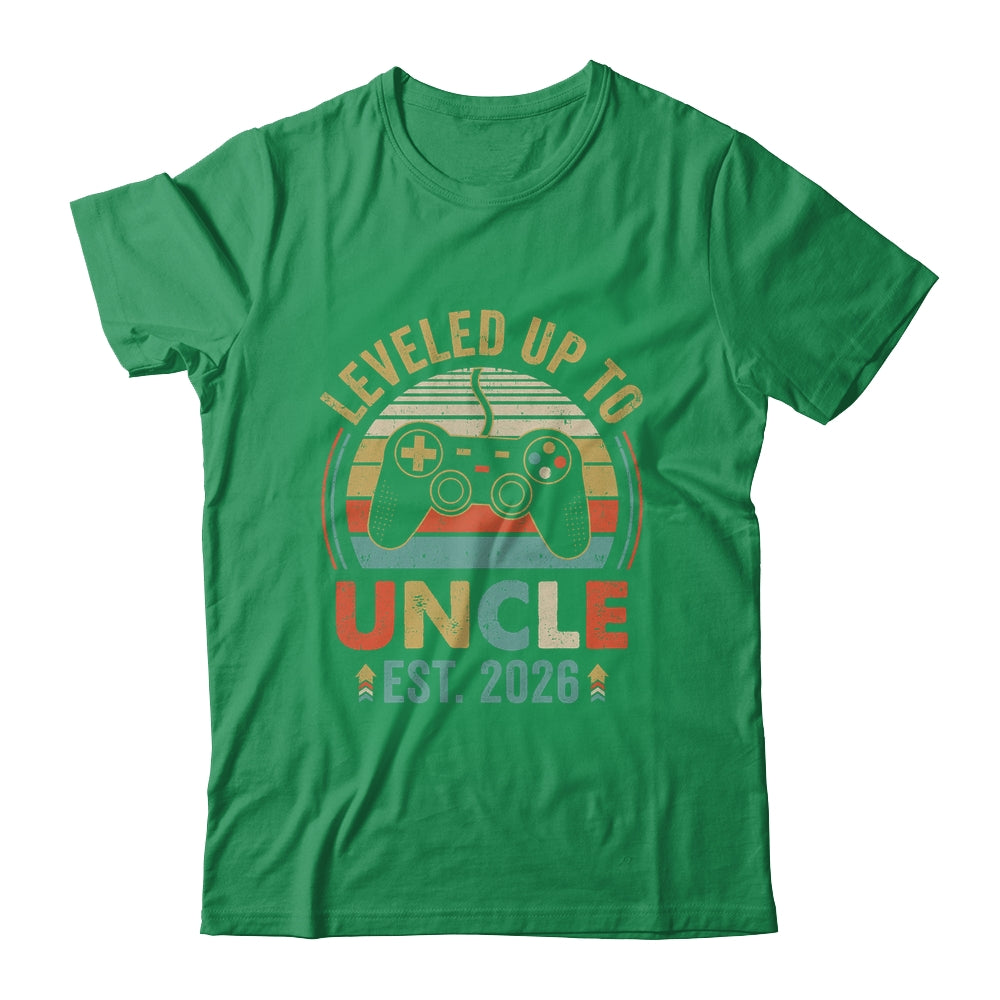 Leveled Up To Uncle 2026 Video Game Promoted To Uncle Shirt & Hoodie | siriusteestore