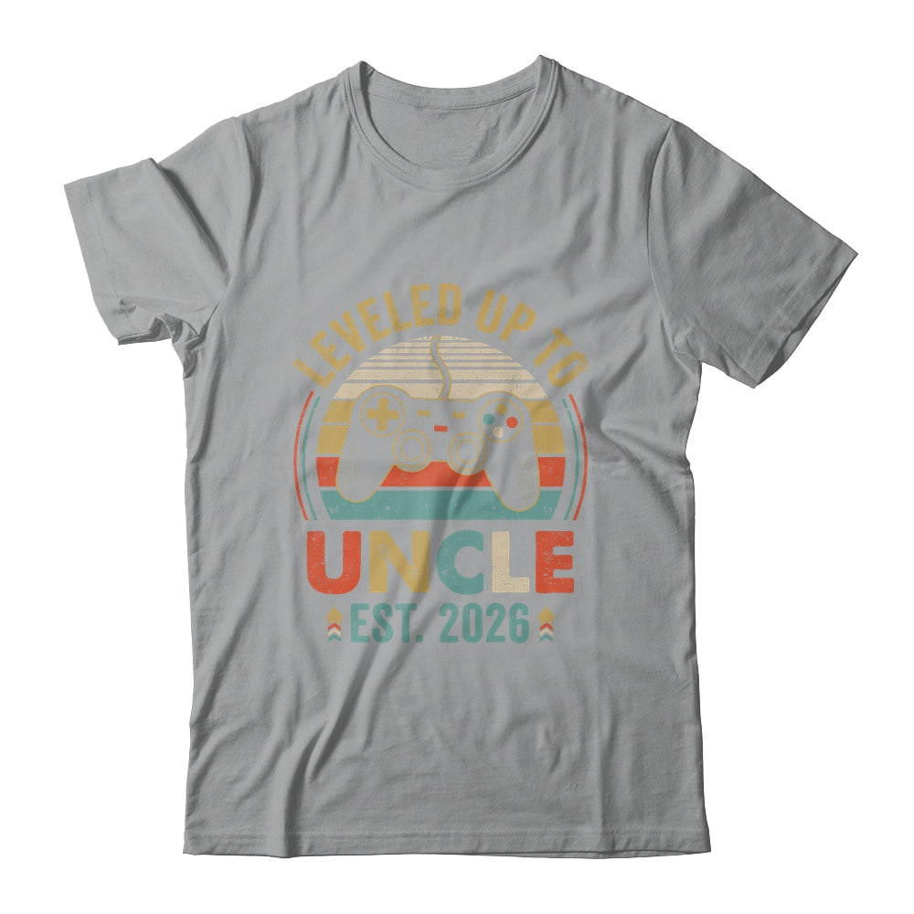Leveled Up To Uncle 2026 Video Game Promoted To Uncle Shirt & Hoodie | siriusteestore