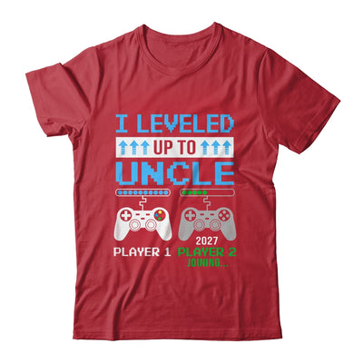 Leveled Up To Uncle 2027 Funny Video Game Soon To Be Uncle Shirt & Hoodie | siriusteestore