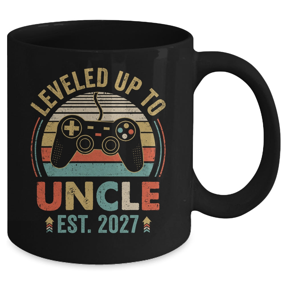 Leveled Up To Uncle 2027 Video Game Promoted To Uncle Mug | siriusteestore