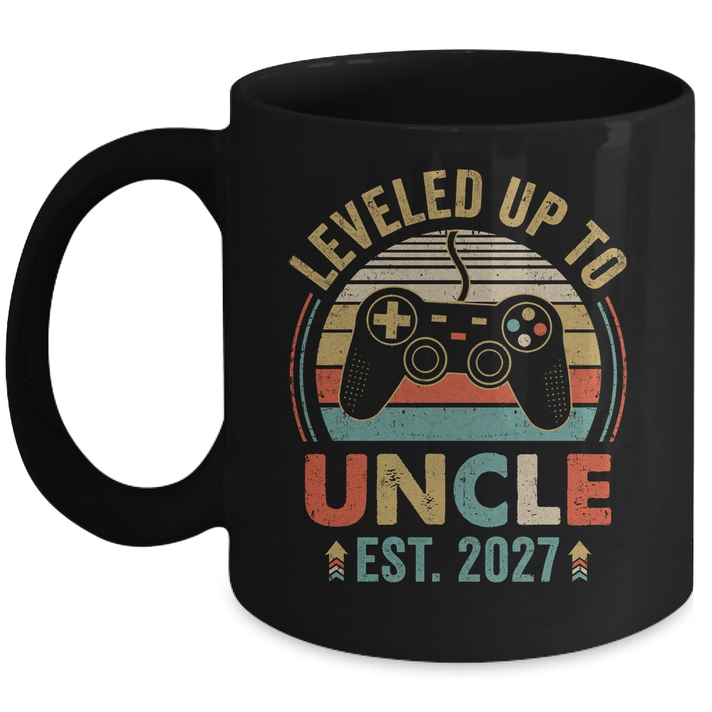 Leveled Up To Uncle 2027 Video Game Promoted To Uncle Mug | siriusteestore