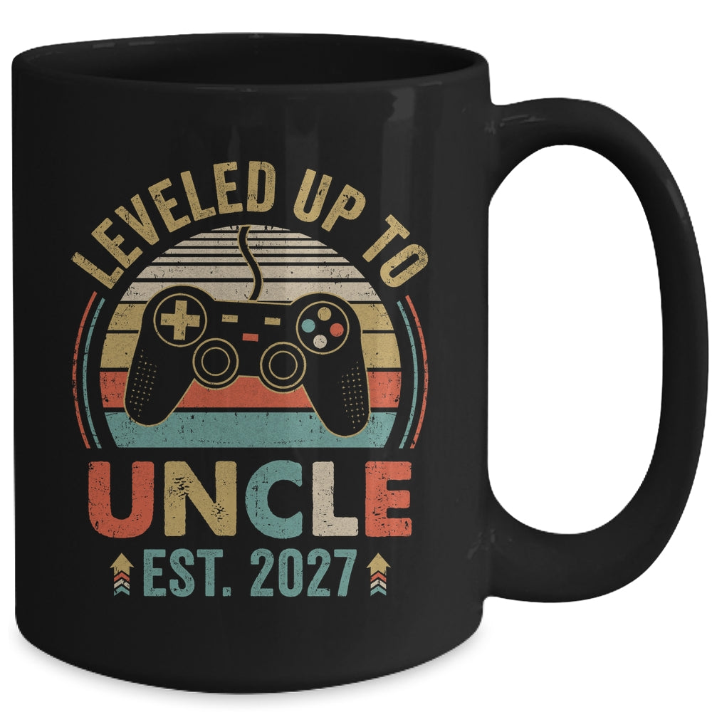 Leveled Up To Uncle 2027 Video Game Promoted To Uncle Mug | siriusteestore