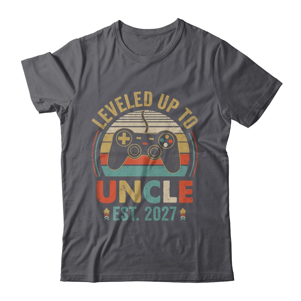 Leveled Up To Uncle 2027 Video Game Promoted To Uncle Shirt & Hoodie | siriusteestore