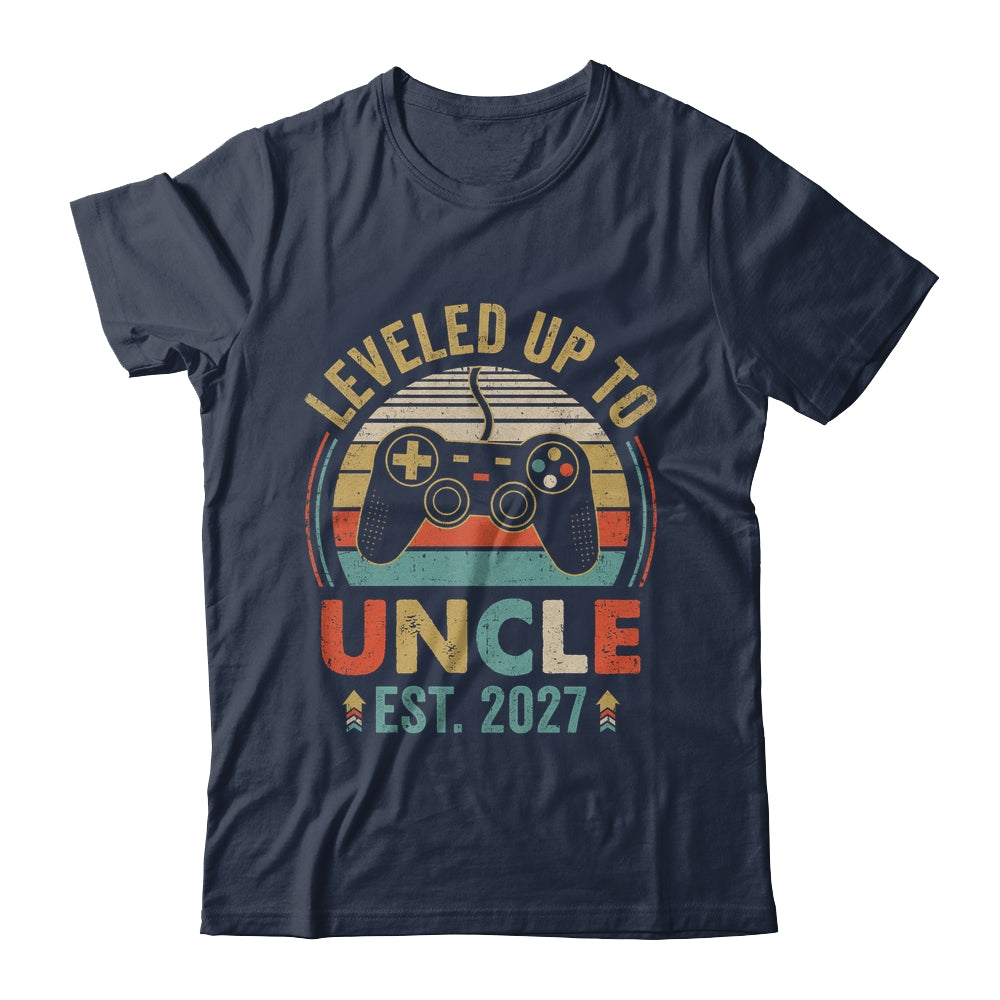 Leveled Up To Uncle 2027 Video Game Promoted To Uncle Shirt & Hoodie | siriusteestore