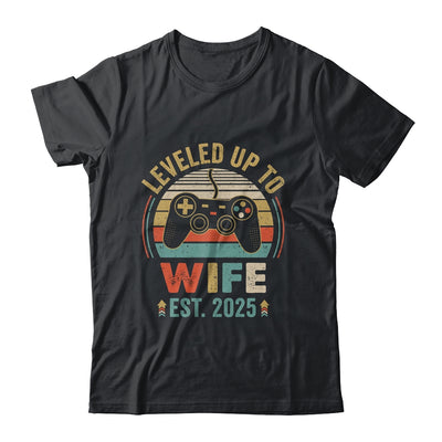 Leveled Up To Wife 2025 Video Game Funny Married Gamer Shirt & Tank Top | siriusteestore
