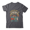 Leveled Up To Wife 2025 Video Game Funny Married Gamer Shirt & Tank Top | siriusteestore