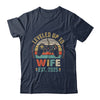 Leveled Up To Wife 2025 Video Game Funny Married Gamer Shirt & Tank Top | siriusteestore