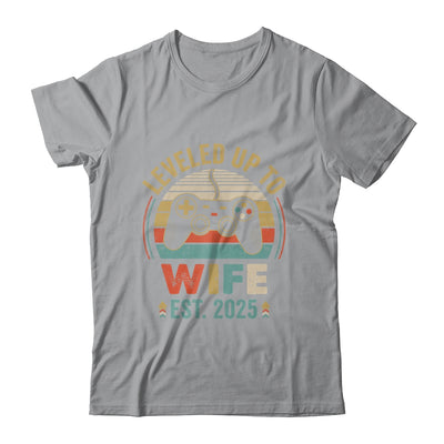 Leveled Up To Wife 2025 Video Game Funny Married Gamer Shirt & Tank Top | siriusteestore