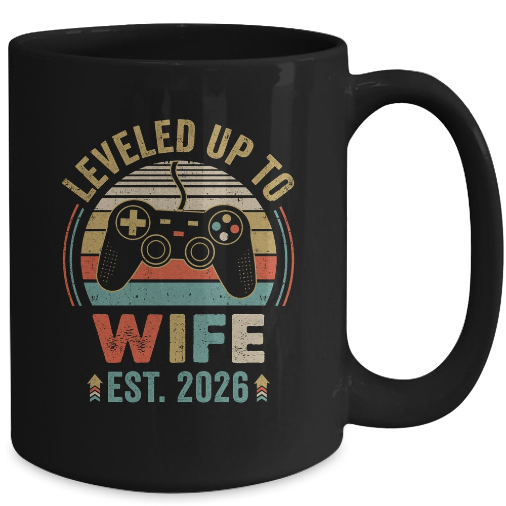 Leveled Up To Wife 2026 Video Game Funny Married Gamer Mug | siriusteestore