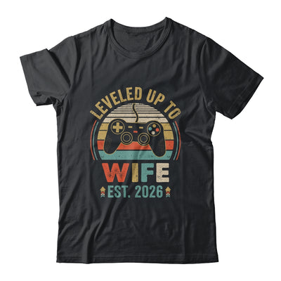 Leveled Up To Wife 2026 Video Game Funny Married Gamer Shirt & Hoodie | siriusteestore