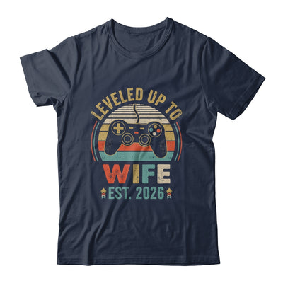 Leveled Up To Wife 2026 Video Game Funny Married Gamer Shirt & Hoodie | siriusteestore