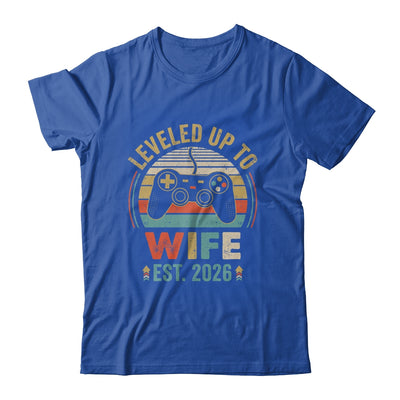 Leveled Up To Wife 2026 Video Game Funny Married Gamer Shirt & Hoodie | siriusteestore