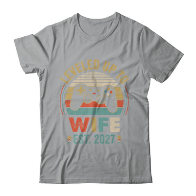 Leveled Up To Wife 2027 Video Game Funny Married Gamer Shirt & Hoodie | siriusteestore