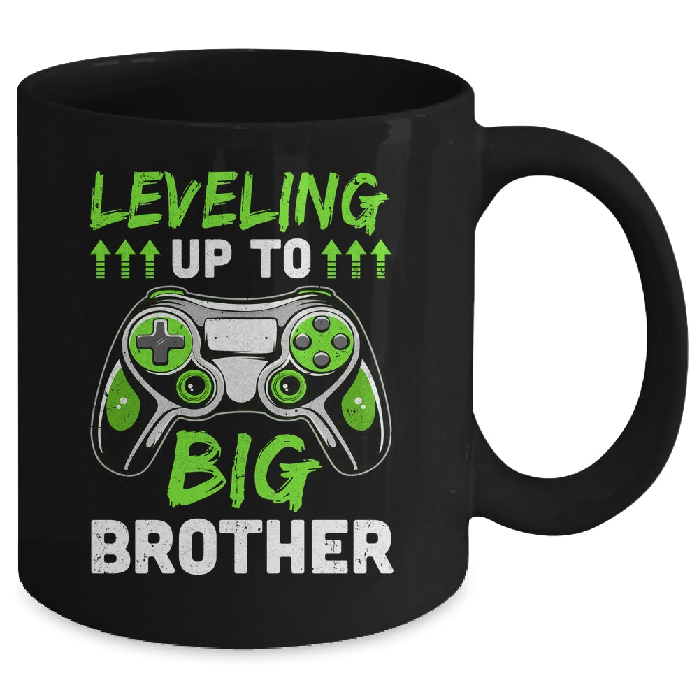 Leveling Up To Big Brother Promoted To Big Brother Gaming Mug | siriusteestore