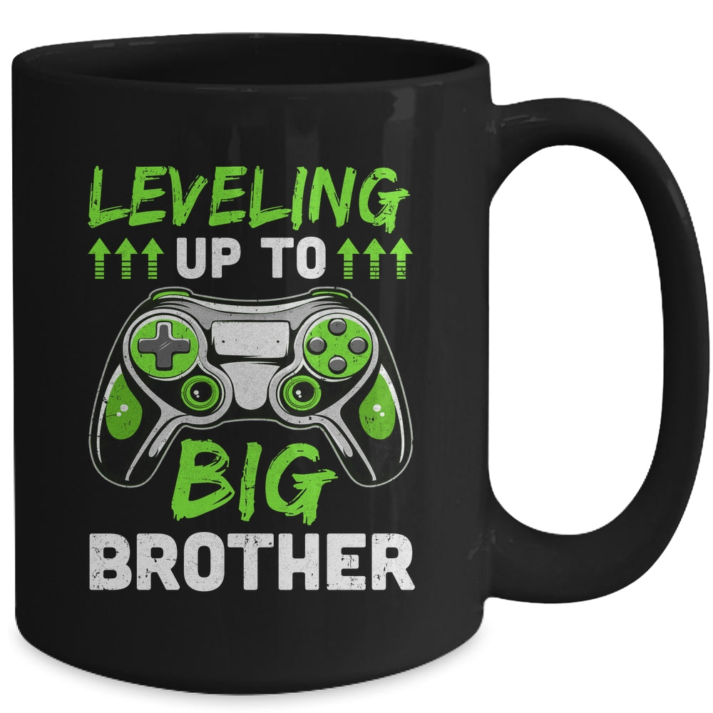 Leveling Up To Big Brother Promoted To Big Brother Gaming Mug | siriusteestore