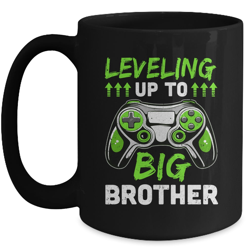 Leveling Up To Big Brother Promoted To Big Brother Gaming Mug | siriusteestore
