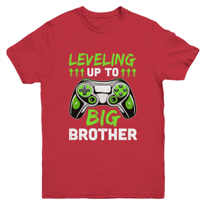 Leveling Up To Big Brother Promoted To Big Brother Gaming Youth Shirt | siriusteestore
