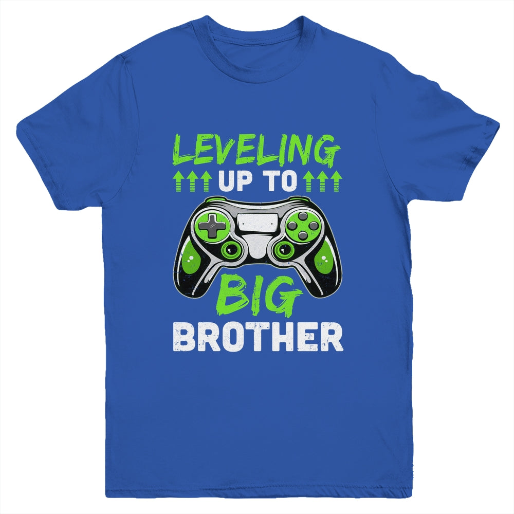 Leveling Up To Big Brother Promoted To Big Brother Gaming Youth Shirt | siriusteestore