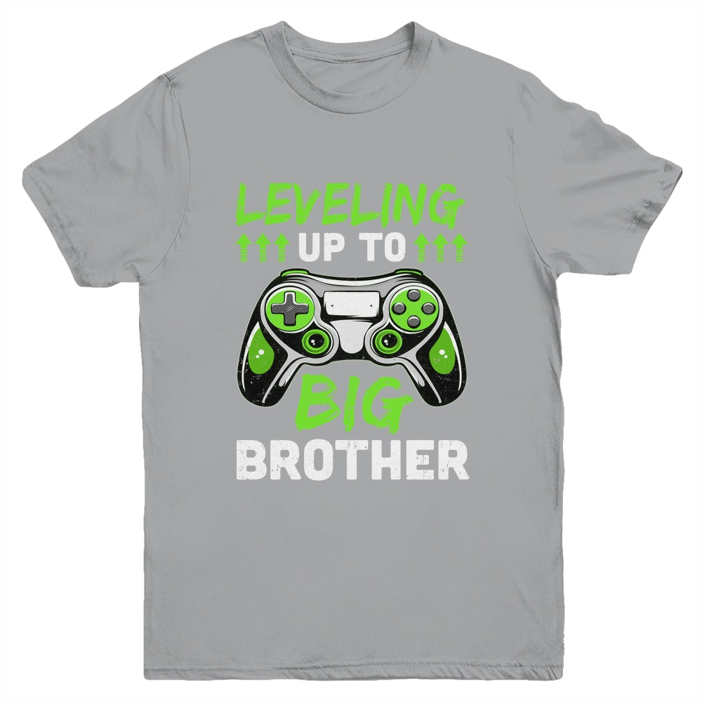 Leveling Up To Big Brother Promoted To Big Brother Gaming Youth Shirt | siriusteestore