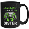 Leveling Up To Big Sister Promoted To Big Sister Gaming Mug | siriusteestore