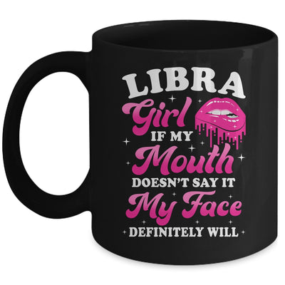 Libra Girl If My Mouth Astrology Birthday Zodiac Sign Mug | siriusteestore