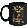 Libra Queen Birthday Afro Girls Black Zodiac Birthday Mug | siriusteestore