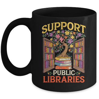 Librarian Support Public Libraries Library Book Lover Mug | siriusteestore
