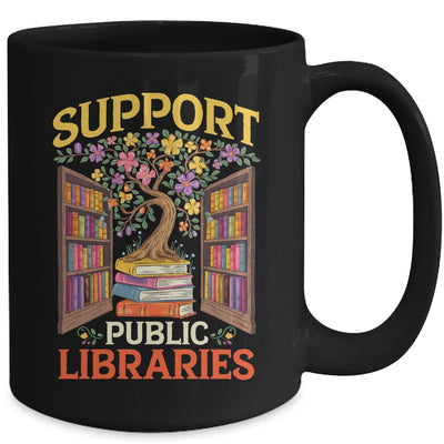 Librarian Support Public Libraries Library Book Lover Mug | siriusteestore