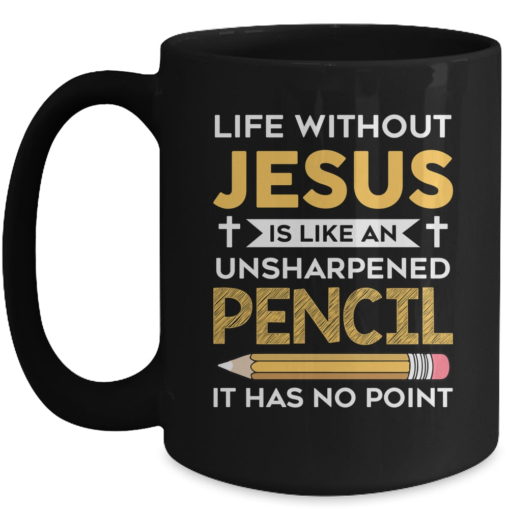 Life Without Jesus Funny Christian Religious Faith Mug | siriusteestore