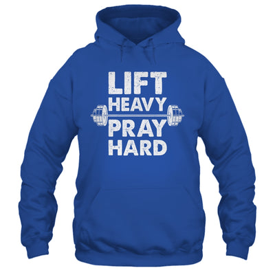 Lift Heavy Pray Hard Gym Workout Christian Faith Men Women Shirt & Tank Top | siriusteestore