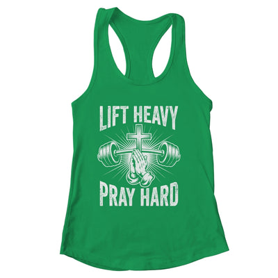 Lift Heavy Pray Hard Workout Christian Gym Men Women Shirt & Tank Top | siriusteestore