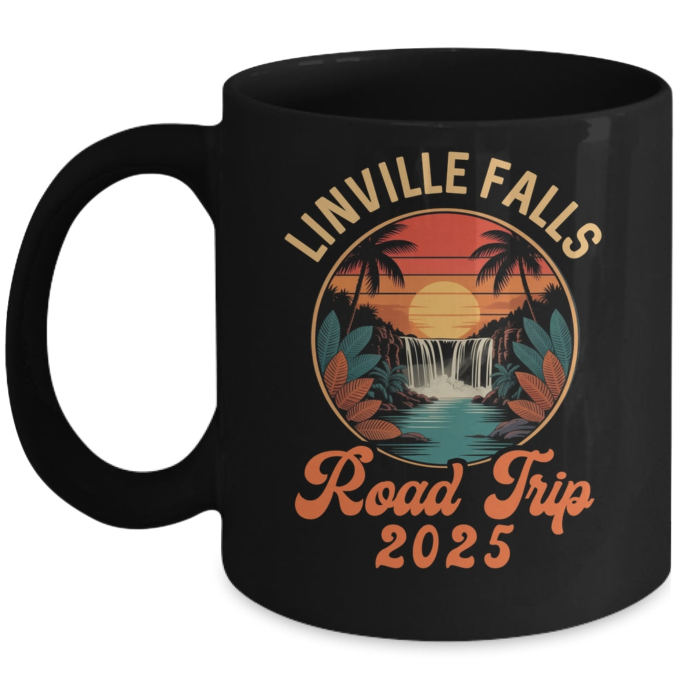 Linville Falls Road Trip 2025 Summer Vacation Family Mug | siriusteestore