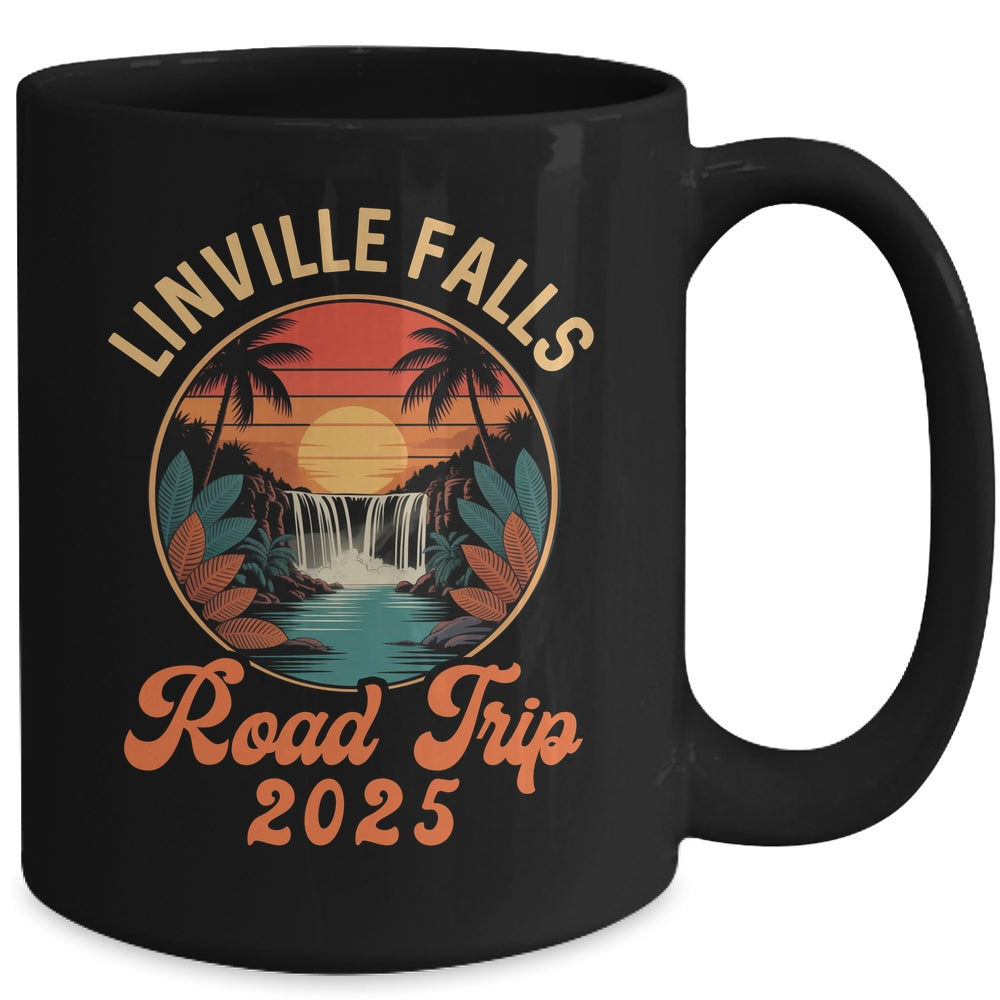 Linville Falls Road Trip 2025 Summer Vacation Family Mug | siriusteestore