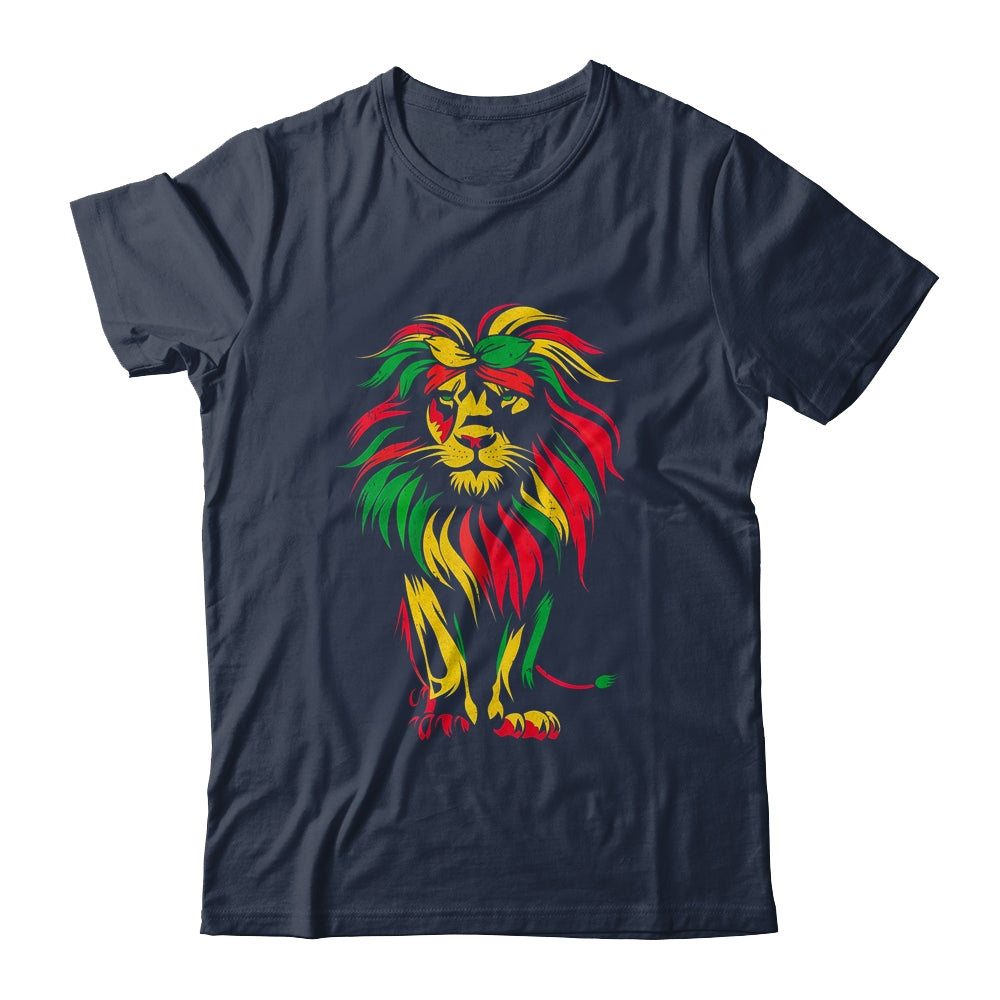 Lion Juneteenth Cool Black History African American Flag Shirt & Hoodie | siriusteestore