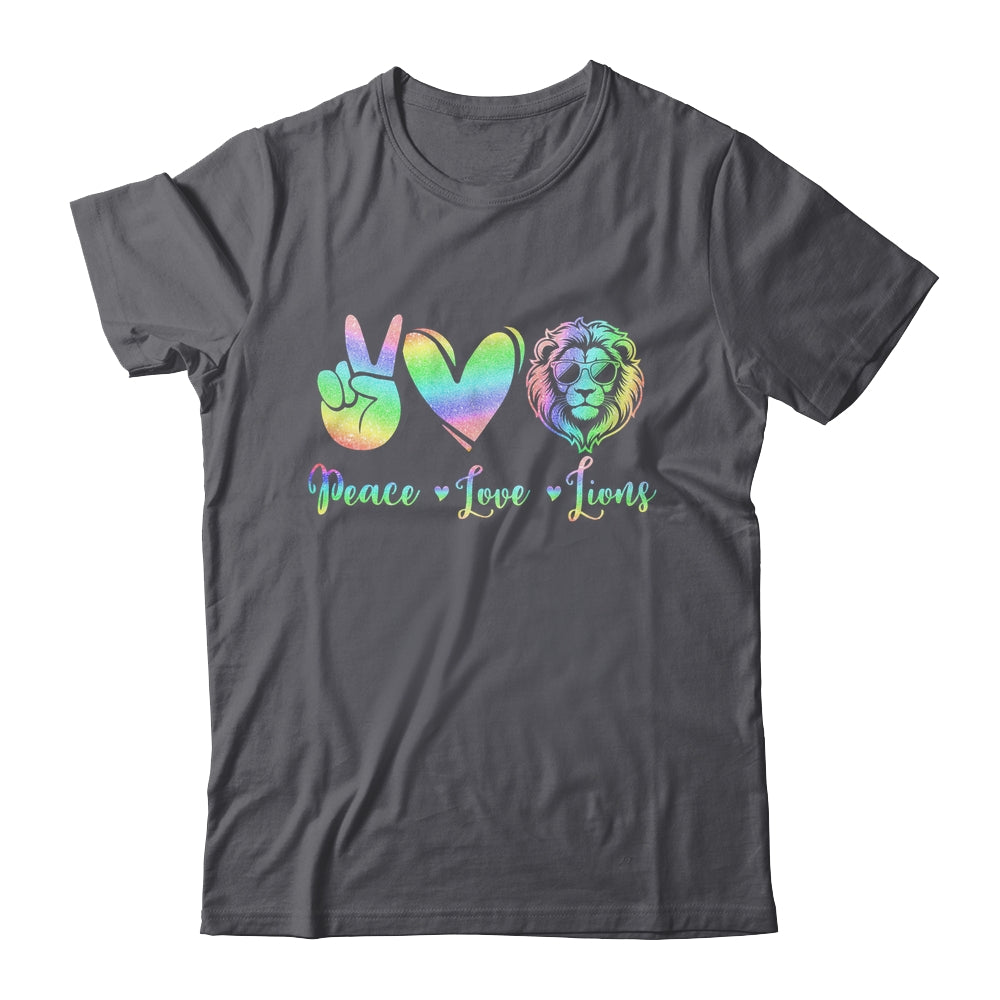 Lion Lover Back To School Peace Love Lions Women Kids Girls Shirt & Tank Top | siriusteestore
