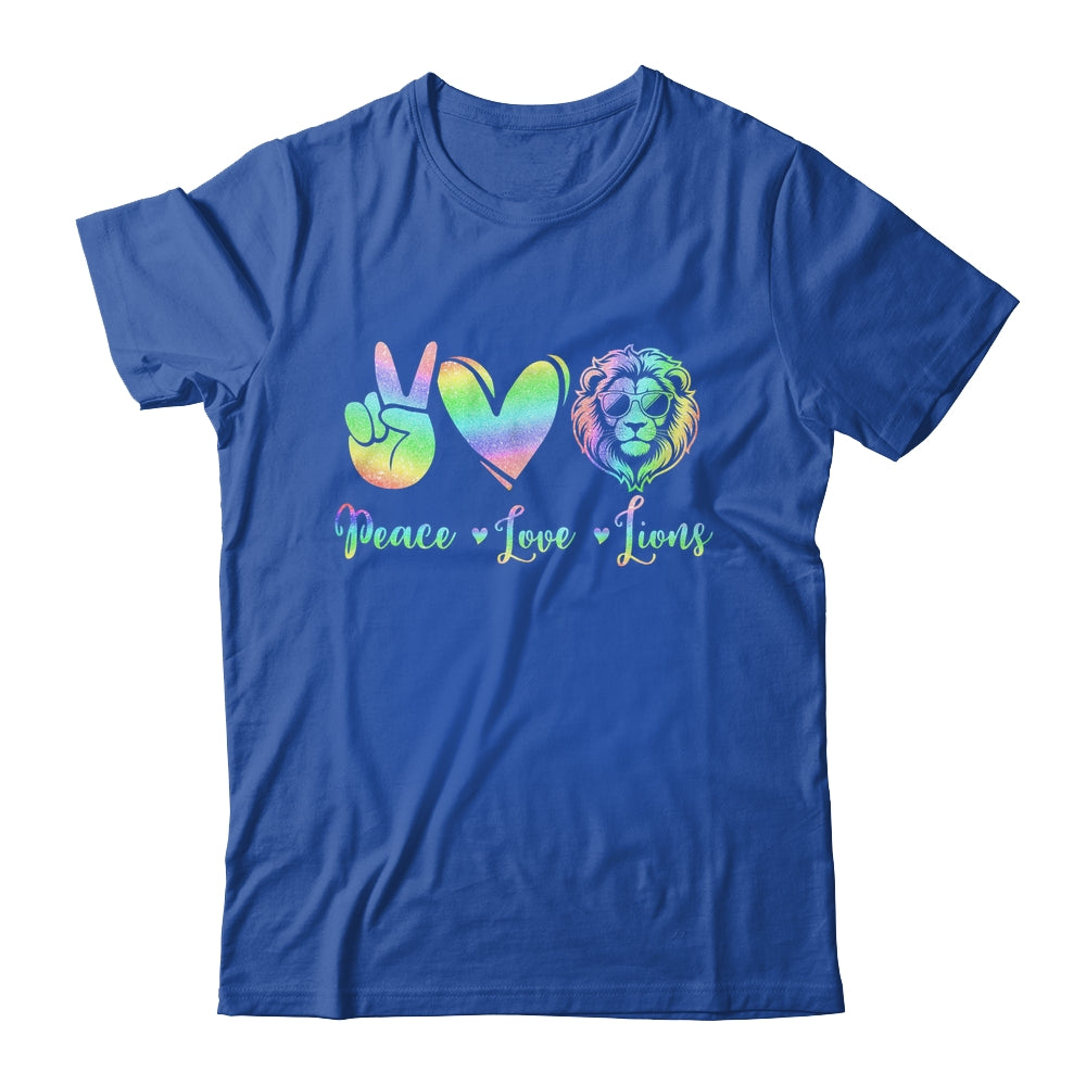 Lion Lover Back To School Peace Love Lions Women Kids Girls Shirt & Tank Top | siriusteestore