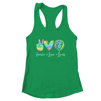Lion Lover Back To School Peace Love Lions Women Kids Girls Shirt & Tank Top | siriusteestore