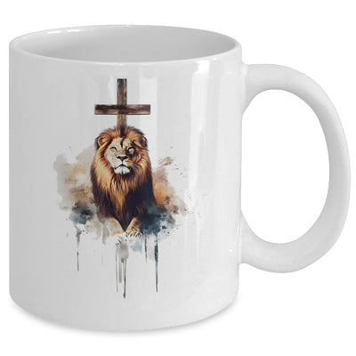 Lion Of Judah Christian Faith Jesus God Revelation Mug | siriusteestore