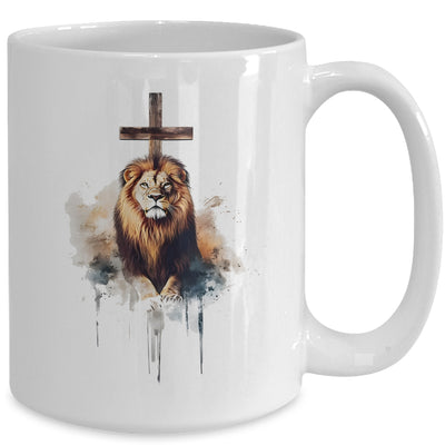 Lion Of Judah Christian Faith Jesus God Revelation Mug | siriusteestore