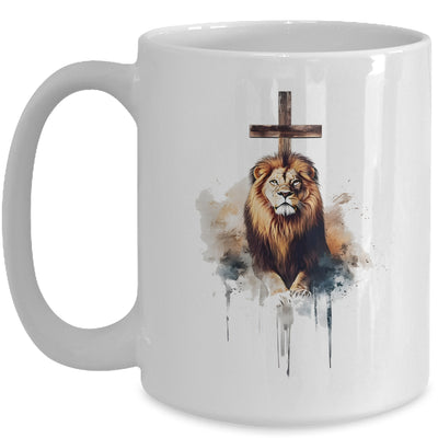 Lion Of Judah Christian Faith Jesus God Revelation Mug | siriusteestore