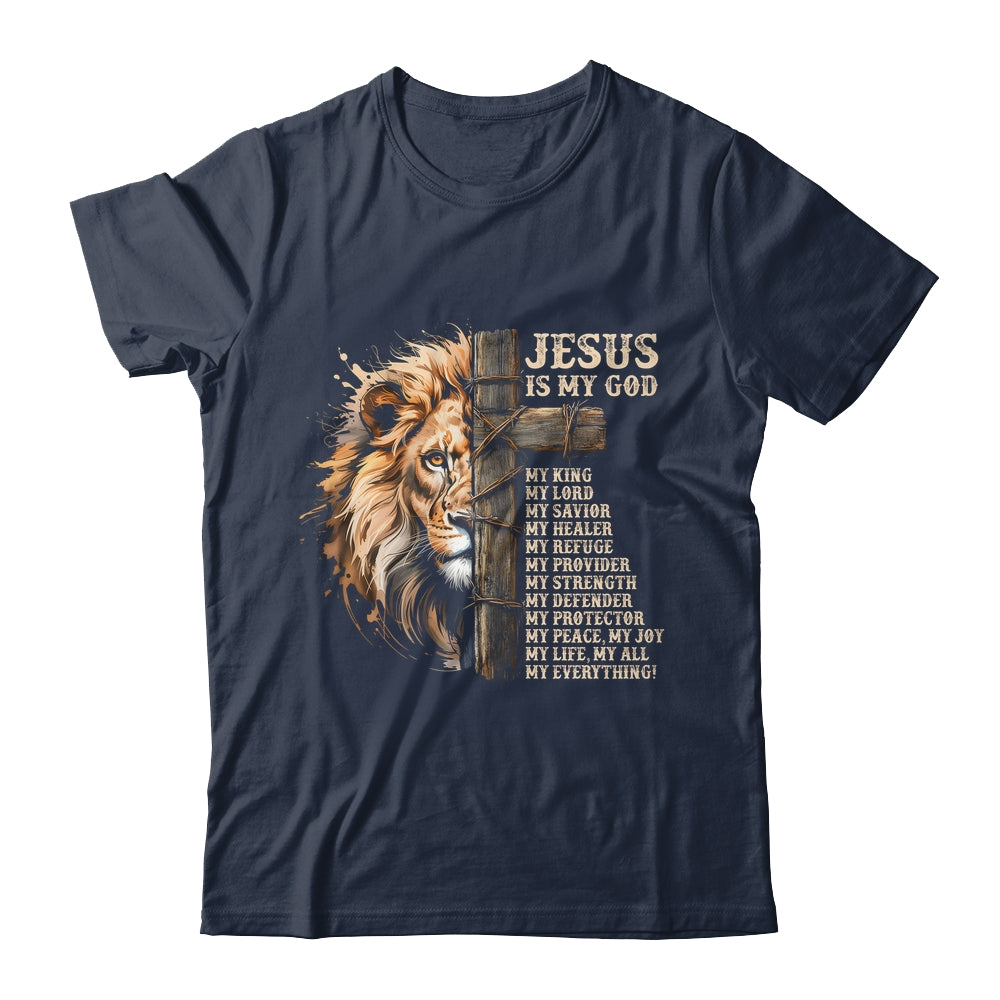 Lion Of Judah Faith In Christ Inspirational Christian Bible Shirt & Hoodie | siriusteestore