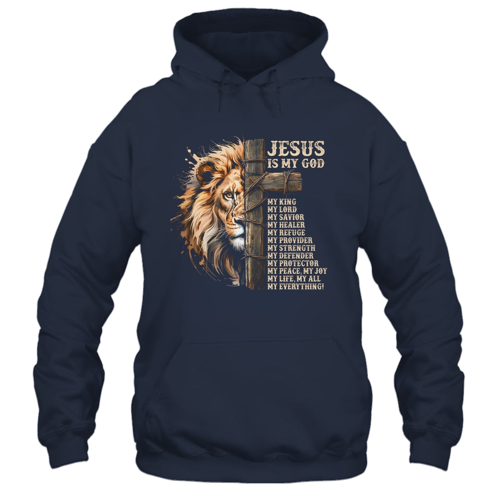 Lion Of Judah Faith In Christ Inspirational Christian Bible Shirt & Hoodie | siriusteestore