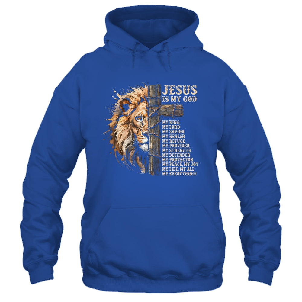Lion Of Judah Faith In Christ Inspirational Christian Bible Shirt & Hoodie | siriusteestore