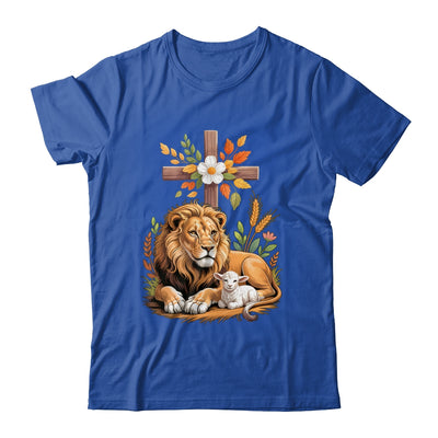 Lion Of Judah Lamb Of God Christian Cross Faith Women Men Shirt & Hoodie | siriusteestore