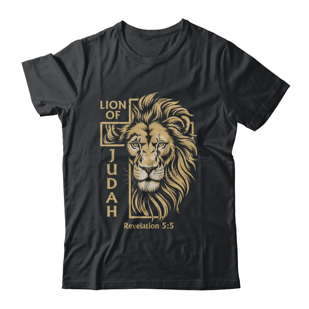 Lion Of Judah Revelation 5:5 Christian Men Faith Graphic Shirt & Hoodie | siriusteestore
