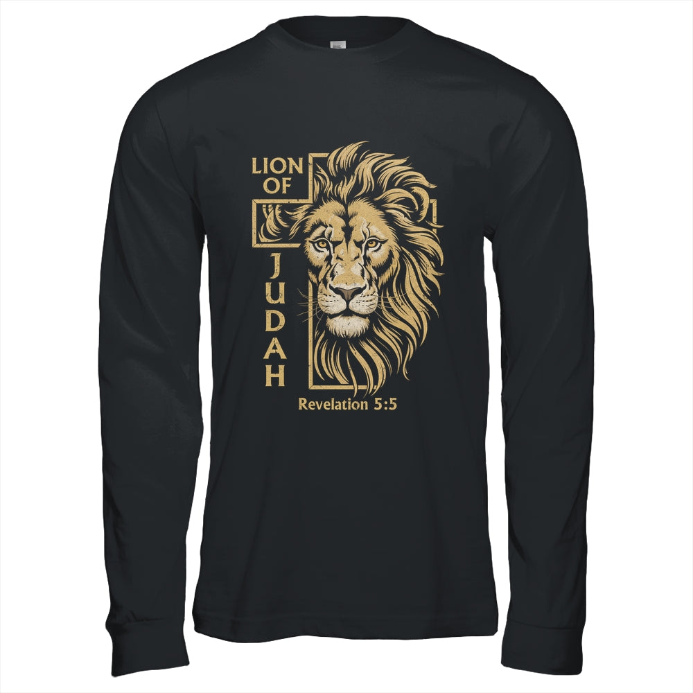 Lion Of Judah Revelation 5:5 Christian Men Faith Graphic Shirt & Hoodie | siriusteestore